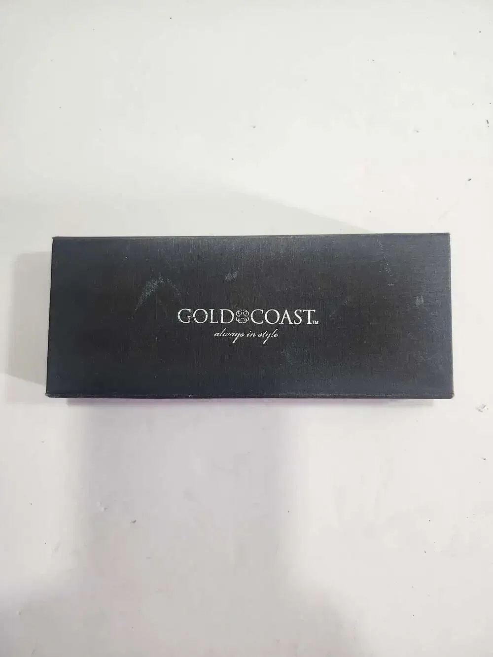 Gold Coast Always In Style Black and Chrome Checkered Pen Set in Gift Box